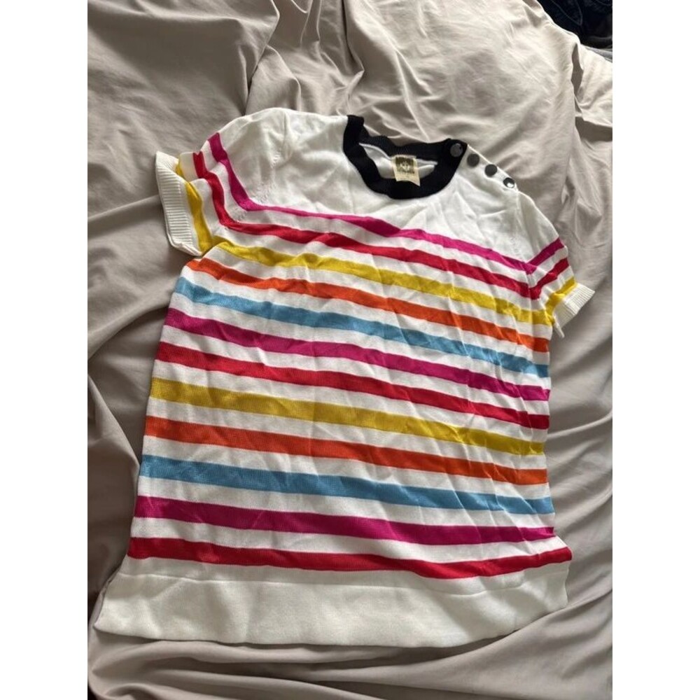 Anne Klein Small Stripped Shirt